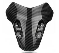 HZBHD Parabrisas Deflectores para Motocicleta para Yamaha MT07 MT 07 MT-07 2021 2022 2023 2024 Ajustable Elevado Deflector Viento(Aspecto Carbono)