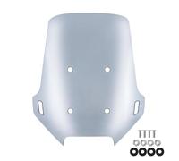 HZBHD Parabrisas Elevado Y Ensanchado para Motocicleta para CFMOTO 450MT 2024 2025, Cubierta Deflectora De Carenado para Modificación Ajustable Elevado Deflector Viento(Humo Ligero)