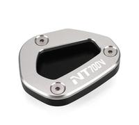 HZBHD Placa De Soporte De Extensión De Soporte Lateral para Motocicleta NT 700V Deauvuille para H&Onda NT700V Deauville 2006-2016 Plataformas y Soportes(Plata,XL)