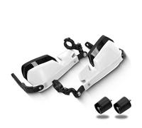 HZBHD Protector De Manos para Manillar De Motocicleta, Protector De Parabrisas para Africa Twin CRF1100L CRF1000L, Resistente Al Viento. Escudo De La Manija(Blanco,1100L)