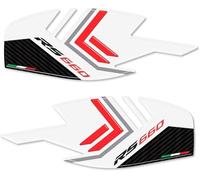 HZBHD Protector para el Tanque Adhesivo Depósito Combustible De Motocicleta para Aprilia RS 660 Extrema 2023-24 Adhesivo Lateral para Depósito De Combustible Antiarañazos