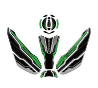 HZBHD Protector para el Tanque Adhesivo Depósito Combustible Motocicleta, Protector Almohadilla De Depósito para K&awasaki para Ninja 500 Z 500 Z500 2024, Adhesivos Adhesivos(Verde,X1)