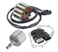 HZBHD Rectificador/Regulador De Bobina Del Estator Para Yamaha YZF-R1 2004-2008 FZ-1 2006-2014 FZ8 Incluye Junta Tapa Del Rotor Cilindro Magnético Set De Juntas(1 juego)