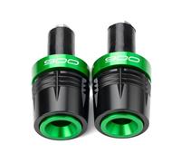 HZBHD Tapones, Tapas Y Deslizadores para Manillar De Motocicleta para K&awasaki Z900, Z650, Z 900, para Ninja 650, 1000 para Versys 650 2017-2024 Deslizante Caída Protector(Verde 1)