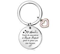 HZBLAZ Esposa Marido llaveros Regalos cumpleaños Hombre Mujer Día San Valentín Navidad Dulce Mi amor Distancia Te extraño Lindo Día Blanco Aniversario boda Amor Recordatorio Recuerdos