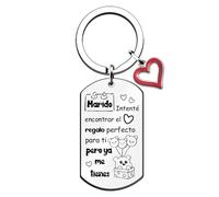 HZBLAZ Llaveros De Esposo Aprecian Llavero Mi Hombre Placa De Identificación Esposo Cumpleaños Hombres Divertidos San Valentín Deshierbe Aniversario Compromiso Navidad Romántico Amor Recuerdo