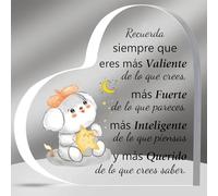 HZBLAZ Placas Acrílico Regalos Graduación Amiga Amigos Hermana Hermano Cumpleaños Fomentar Recuerdos de Navidad Hijo Hija Primo Prima Sobrina Sobrino Nieta Nieto Familia Jubilación Mujeres Hombres