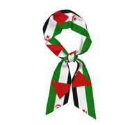 HZCRAES Bandera Del Sáhara Occidental Versátil Pañuelo Para Mujer, Bandera Étnica Ligero Envoltorio Para Cabello, Cuello Y Bolsa, Suave Bufanda Pañuelo De Moda Para Uso Diario Y Viajes, Verde