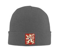 HZCRAES Gorro De Punto Gorra Ligera para Correr Gorro Blando, Escudo De Armas De Checoslovaquia Casquete Gorra Elástica Unisex Sombrero Clásico Versátil Talla Única, Regalo para Hombres Mujeres