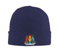 HZCRAES Gorro De Punto Gorra Ligera para Correr Gorro Blando, Escudo De Armas De Granada Casquete Gorra Elástica Unisex Sombrero Clásico Versátil Talla Única, Regalo para Hombres Mujeres