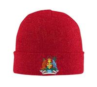 HZCRAES Gorro De Punto Gorra Ligera para Correr Gorro Blando, Escudo De Armas De Granada Casquete Gorra Elástica Unisex Sombrero Clásico Versátil Talla Única, Regalo para Hombres Mujeres