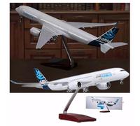 HZCVSG 1:150 A350 Prototype Simulation Civil Aviation Aircraft Model Jet Airplane Plane Airlines Diecast with Wheels and Lights (Upgrade)