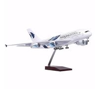HZCVSG 1:160 18.5” Malaysia Airlines A380 Civil Aviation Aircraft Model Metal Airplane Plane Models Die-Cast Simulation Kits For Collection and Gift(Normal)