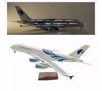 HZCVSG 1:160 18.5” Malaysia Airlines A380 Civil Aviation Aircraft Model Metal Airplane Plane Models Die-Cast Simulation Kits For Collection and Gift(Upgraded)