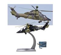 HZCVSG 1:72 Scale EC665 German Tiger Armed Helicopter Aircraft Model Detachable Airplane Metal Stand Realistic Rotors Missiles Assembly, Collectible Gift for Adults
