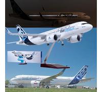 HZCVSG 130 Scale Jet A320 Prototype Airplane Diecast Collectibles Resin Aircraft Model for Collection Or Gift,Upgraded