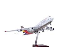 HZCVSG 160 Scale Model Aircraft For Korean Air B747 with Lights and Landing Gear Diecast Finished Resin Kit 47cm Playkits(No Light)