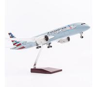 HZCVSG 18” Scale Model Jet Airplane Aircraft Flight Miniatures Air Metal Plane Toy American Boeing 787/777 Statue Diecast(Normal,B787)