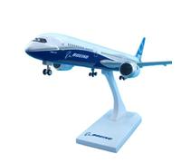 HZCVSG 200 Scale Model Aircraft For B787 Prototype Aviation with Lights and Wheels Diecast Resin Finished Kit 30cm Playkits