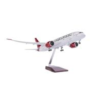 HZCVSG 47CM For Atlantic Model Aircraft Toy B787 Dreamliner 1/130 Die-Cast Resin Replica Kit Playkits(with Light)