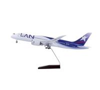 HZCVSG 47CM For Chile LAN B787 Aviation Aircraft Model Toy 1/130 Diecast Finished Kit Collectible Planetoy Set(No Light Version)