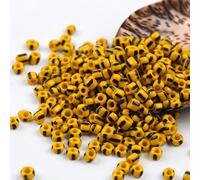 HZCVSG 900/1500/4500pcs 3/4/5mm Blue White Striped Czech Glass Spacer Vintage Seed Beads, Jewelry Making, Crafts, Bracelet Necklace