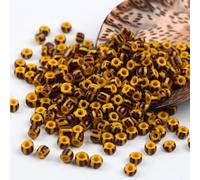 HZCVSG 900/1500/4500pcs 3/4/5mm Blue White Striped Czech Glass Spacer Vintage Seed Beads, Jewelry Making, Crafts, Bracelet Necklace