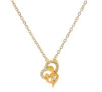 HZCVSG Accessorie Sterling Silver Hug for Women Men, Cuddled Dog Chain, Mom Child Toy, Angel Wings Pendant, Two Hands Hugs and Kisses Necklace, Hugging