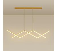 HZCVSG Adjustable 35in Linear Pendant Light - Stylish Dining Room & Living Room Chandelier, High-Efficiency Fixtue