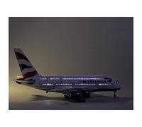 HZCVSG Aeroplanes 1:160 Scale Model Fit For A380 with Lights and Wheels Die-Cast Resin Aircraft Collection(B)