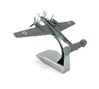 HZCVSG Aircraft Diecast Scale 1:100 German Bf-110 G-4 Night Fighter Static Finished Model Collectible Decoration