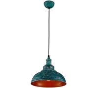 HZCVSG American Loft Retro Pendant Light Industrial Wind Old Green Pot Lid Decorative Chandelier Restaurant Bar Iron Lamps Bar Cafe Suspension Lamp,for Various Rooms