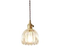 HZCVSG Brass and Glass Pendant Chandelier for Kitchen Island - Elegant Dining Room Solution