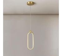 HZCVSG Brass Fixture Copper Geometric Lamp Pendant For Dining Table Small Chandelier from