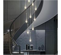 HZCVSG Bubble Crystal Round Raindrop Chandelier 12 Lights Decorate Pendant Light Fixture Rose Gold Living Room Hanging Lamp,for Various Rooms