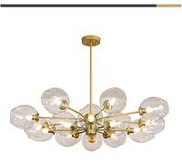 HZCVSG Century Sputnik Chandelier - Ceiling Lamp, Glass Branch Fixture, Base, Novelty Compatible with Kitchen, Home - Contemporary Hanging Chandeliers,for Various Rooms