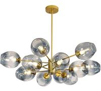 HZCVSG Century Sputnik Chandelier - Ceiling Lamp, Glass Branch Fixture, Base, Novelty Compatible with Kitchen, Home - Contemporary Hanging Chandeliers,for Various Rooms