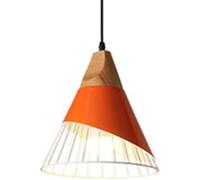 HZCVSG Chandelier Lamp V-intage Pendant Light Wooden Wrought Iron Lampshade Chandelier Hanging Pendant,for Various Rooms