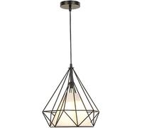 HZCVSG Chandeliers Chandelier - Retro Lamps Bar Wrought Iron Single Head Restaurant Lamp Pendant Fixtures,for Various Rooms