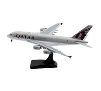 HZCVSG Collectible Plane 1:400 For Qatar Airways A380 Diecast Aircraft Jet Model A7-APJ with Stand