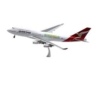 HZCVSG Collectible Plane 200 For Qantas Airlines Boeing B747-400(ER) Diecast Aircraft Jet Model VH-OEI Planetoy Set