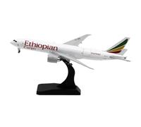 HZCVSG Collectible Plane 400 For Ethiopian Cargo Interactive Boeing B777F Diecast Aircraft Jet Model -AWE Planetoy Set