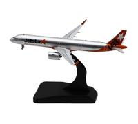 HZCVSG Collectible Plane 400 For JetStar Airlines A321NEO Diecast Aircraft Model JA26LR with Stand Planetoy Set