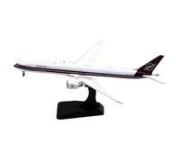 HZCVSG Collectible Plane 400 For Qatar Airways Retro Livery Boeing B777-300er Diecast Aircraft Model Planetoy Set