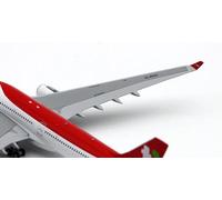 HZCVSG Collectible Plane 400 For T'Way Airlines A330-300 Diecast Aircraft Jet Model HL8501 with Stand Planetoy Set