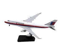 HZCVSG Collectible Plane 400 For United Airlines Boeing B747-400 Diecast Aircraft Jet Model N183UA Planetoy Set