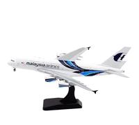 HZCVSG Collectible Plane Gift 1:400 Malaysia Airlines A380 Diecast Aircraft Jet Model with Stand