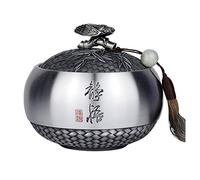 HZCVSG Cremation Urn for Ashes Funeral urn Cremation urns For a Small Amount of Human Ashes Metal Material Sealed Against Moisture (Size : 12 * 13.5CM) Good Times