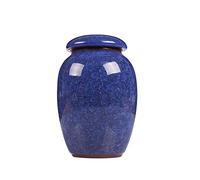 HZCVSG Cremation Urn for Ashes Funeral Urn for Adult&Pet Ashes，a Variety of Candy Colors，Human Small Memorial Urns，Handmade Ceramics Keepsake，Burial Urn at Home or Cemetery，Dog，Cat Good Times