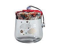 HZCVSG Cremation Urn for Ashes Funeral Urns, Cremation Urns, Adults Children Pet Urn, Glass Material A Small Amount of Human Ashes and Pet Ashes It Can Also Be Placed In The Home As A Memorial Good